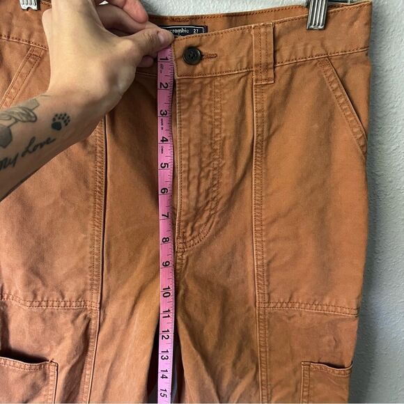 Abercrombie & Fitch Rust Straight Fit Cargo Pant - Picture 7 of 10